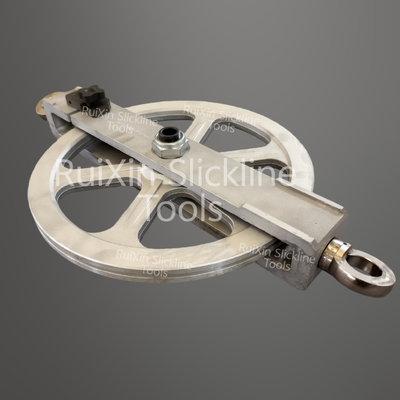 Draadloze hooi katrol 12 inch  20 inch Veilige belasting 50KN Slickline oppervlakte apparatuur